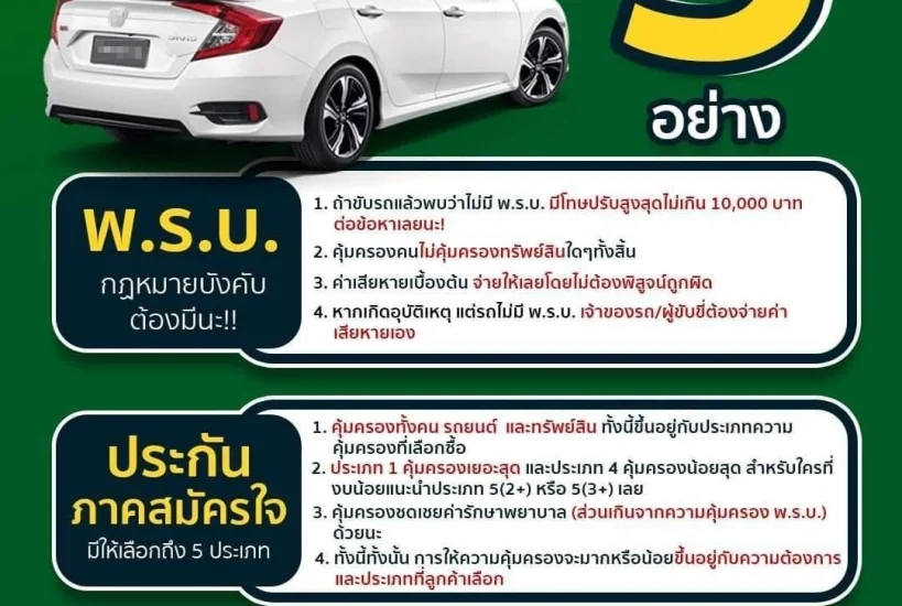 รถ1คันต้องมี 3 อย่าง