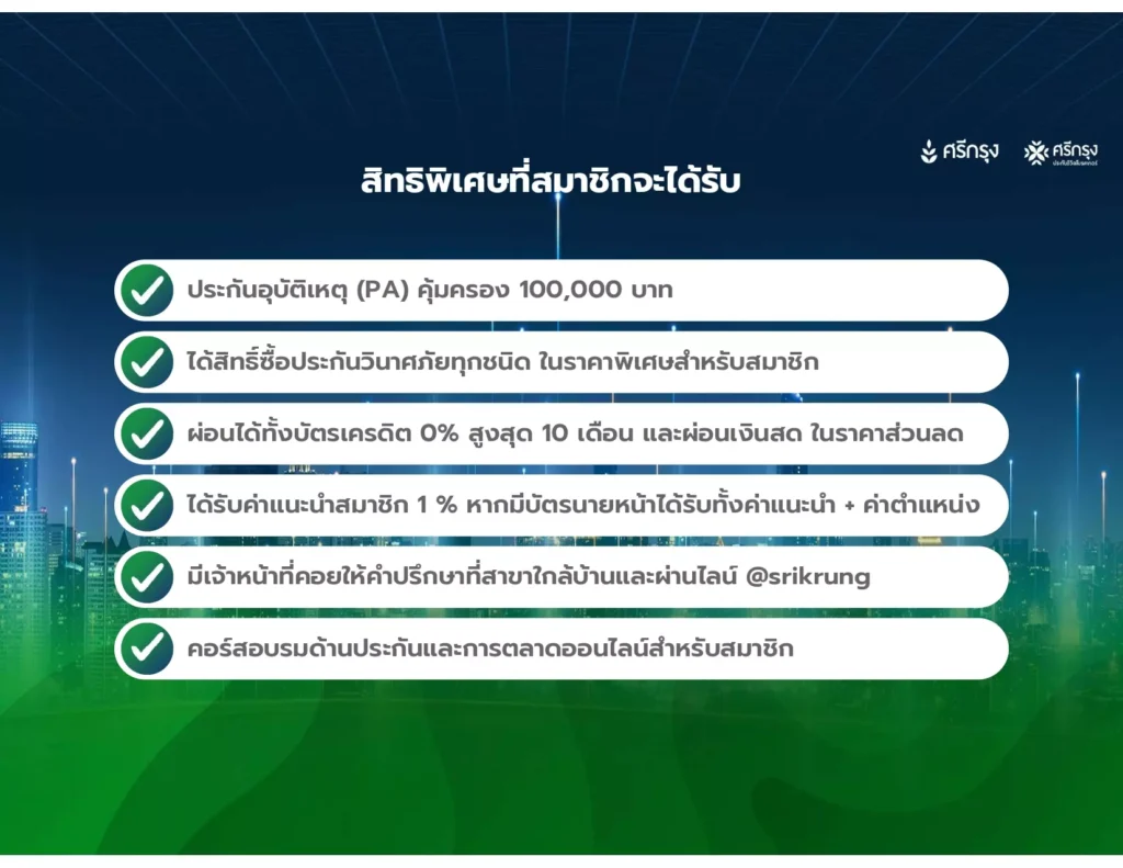 สิทธินายหน้าติดสังกัดศรีกรุง